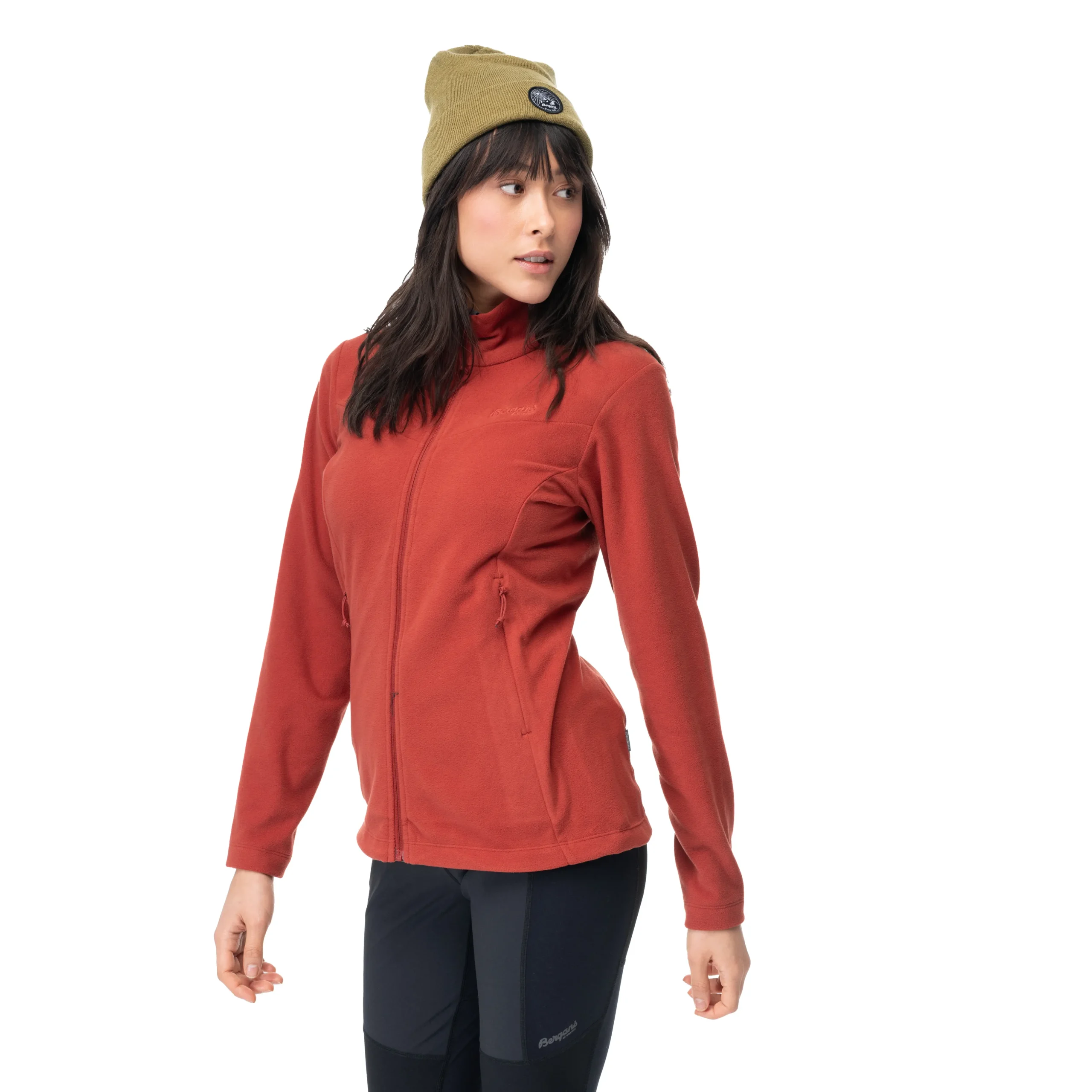 Fashion Bergans Finnsnes Fleece W Jacket - Chianti Red