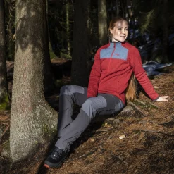 Clearance Bergans Fjorda Trekking Hybrid W Pants - Solid Charcoal
