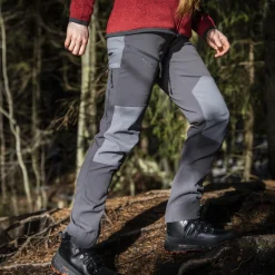 Clearance Bergans Fjorda Trekking Hybrid W Pants - Solid Charcoal
