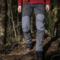 Clearance Bergans Fjorda Trekking Hybrid W Pants - Solid Charcoal