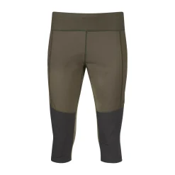 Discount Bergans Fløyen ¾ Outdoor Tights Women - Dark Green Mud / Dark Shadow Grey