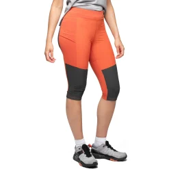 Online Bergans Fløyen ¾ Outdoor Tights Women - Brick / Solid Charcoal