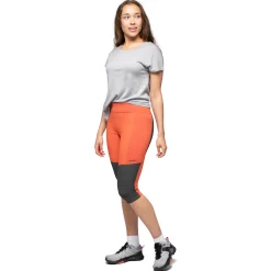 Online Bergans Fløyen ¾ Outdoor Tights Women - Brick / Solid Charcoal