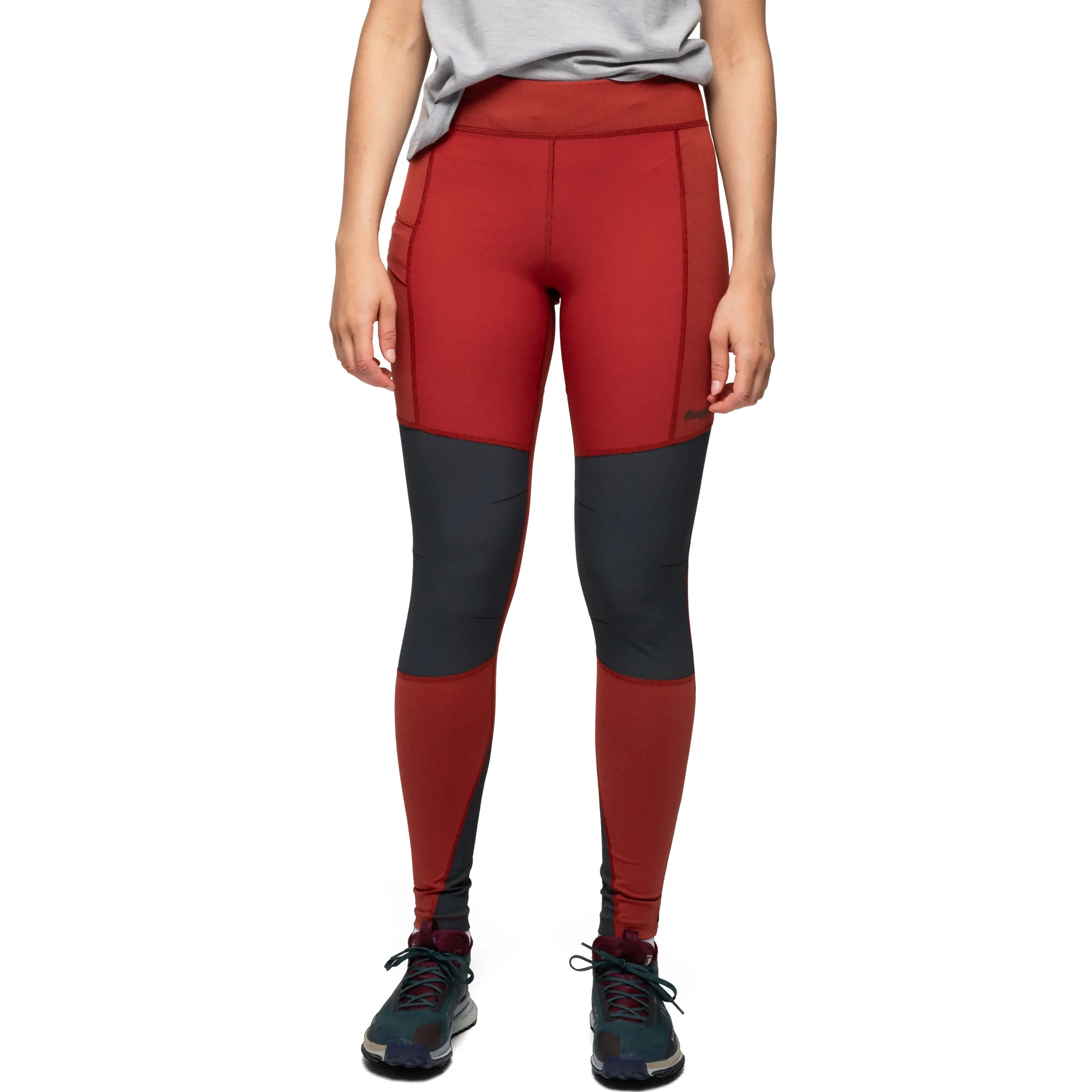 Cheap Bergans Fløyen Outdoor Tights Women - Chianti Red