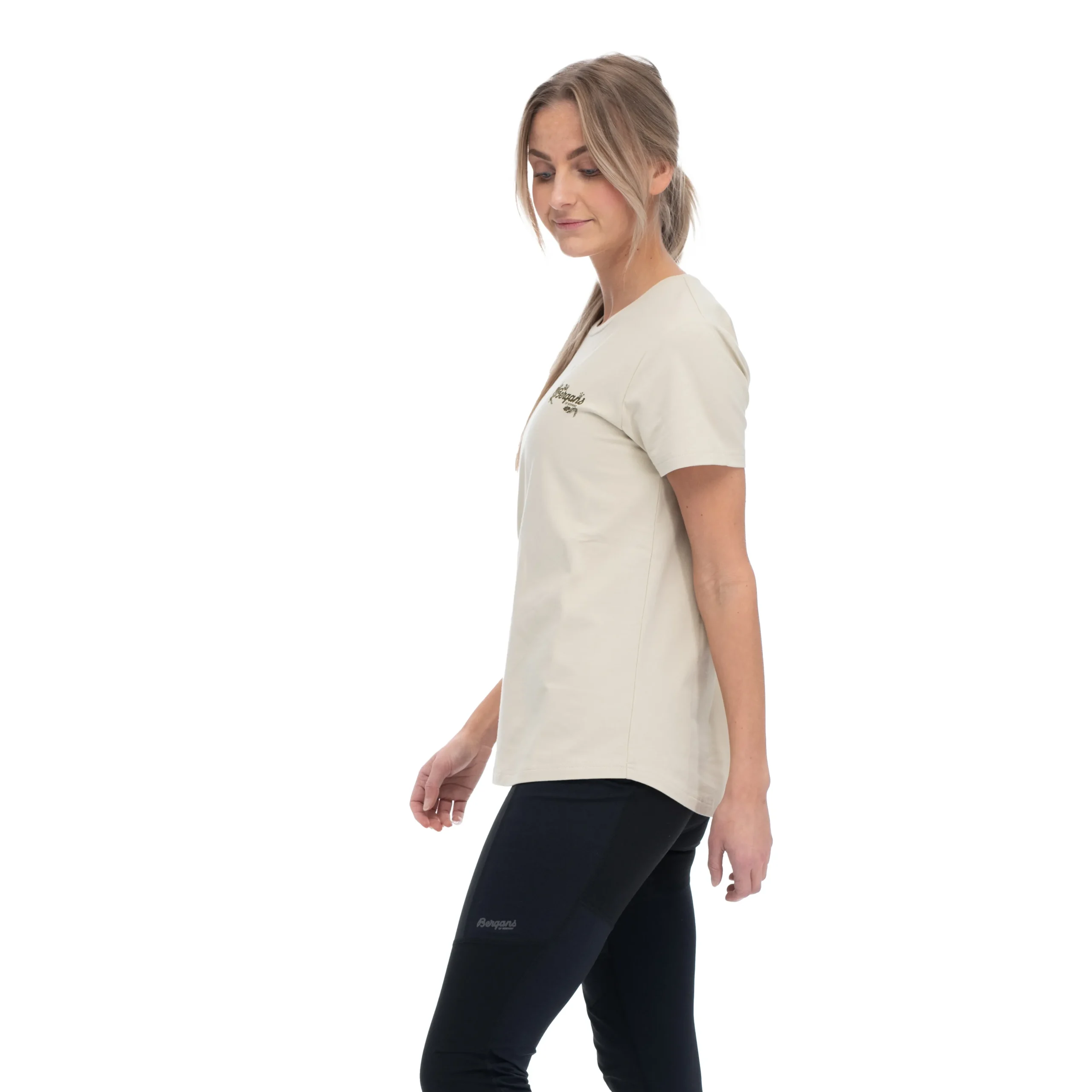 Clearance Bergans Graphic W Tee - Chalk Sand