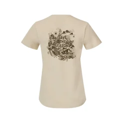 Clearance Bergans Graphic W Tee - Chalk Sand