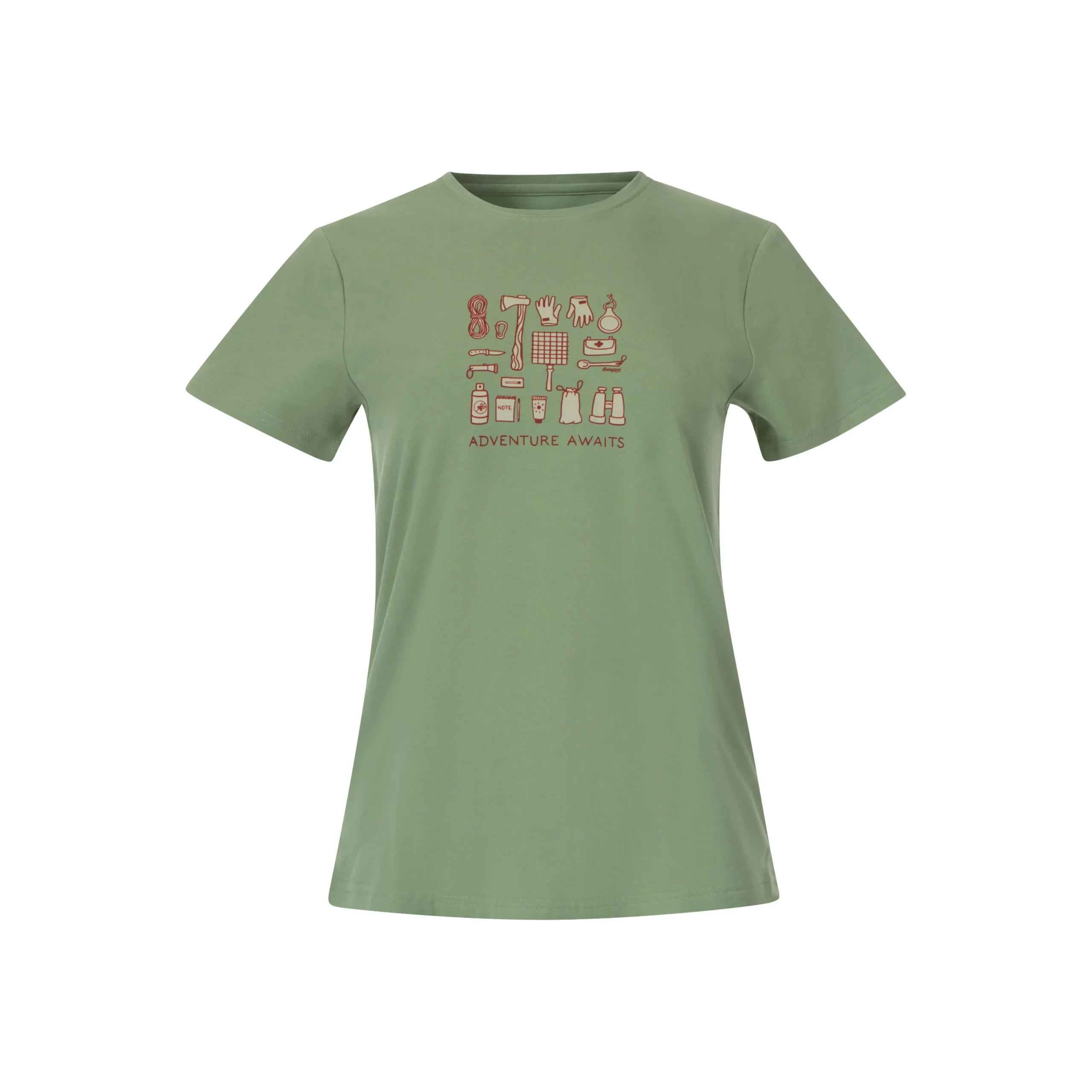 Hot Bergans Graphic W Tee - Jade Green