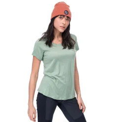 Fashion Bergans Graphic Wool W Tee - Jade Green