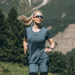 Best Bergans Graphic Wool W Tee - Orion Blue