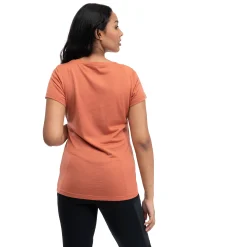 Best Sale Bergans Graphic Wool W Tee - Terracotta