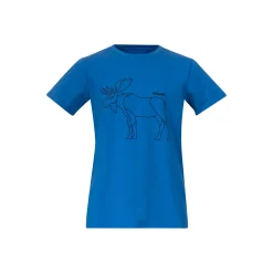 Best Bergans Graphic Youth Tee - Athens Blue / Navy