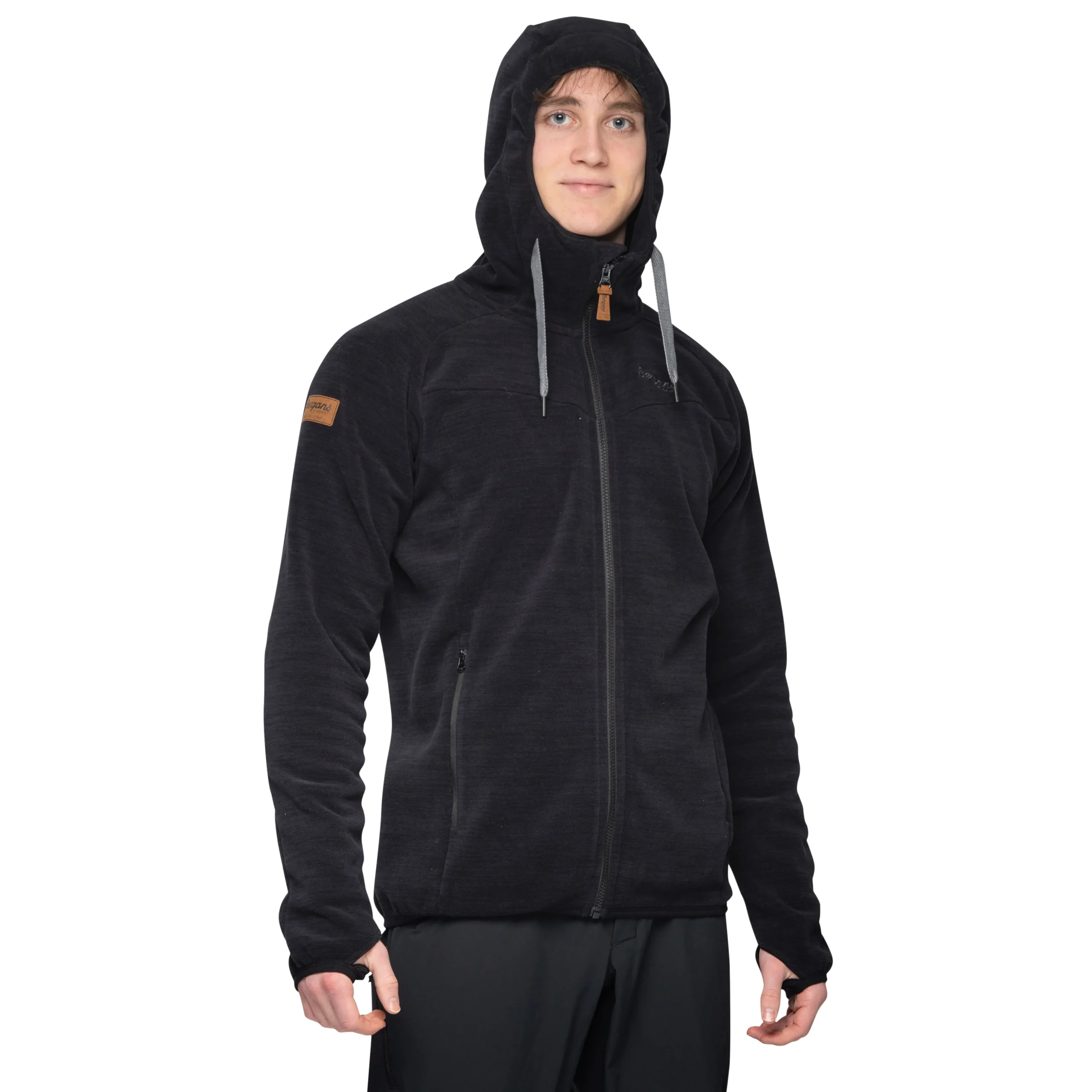 New Bergans Hareid Fleece Jacket - Black