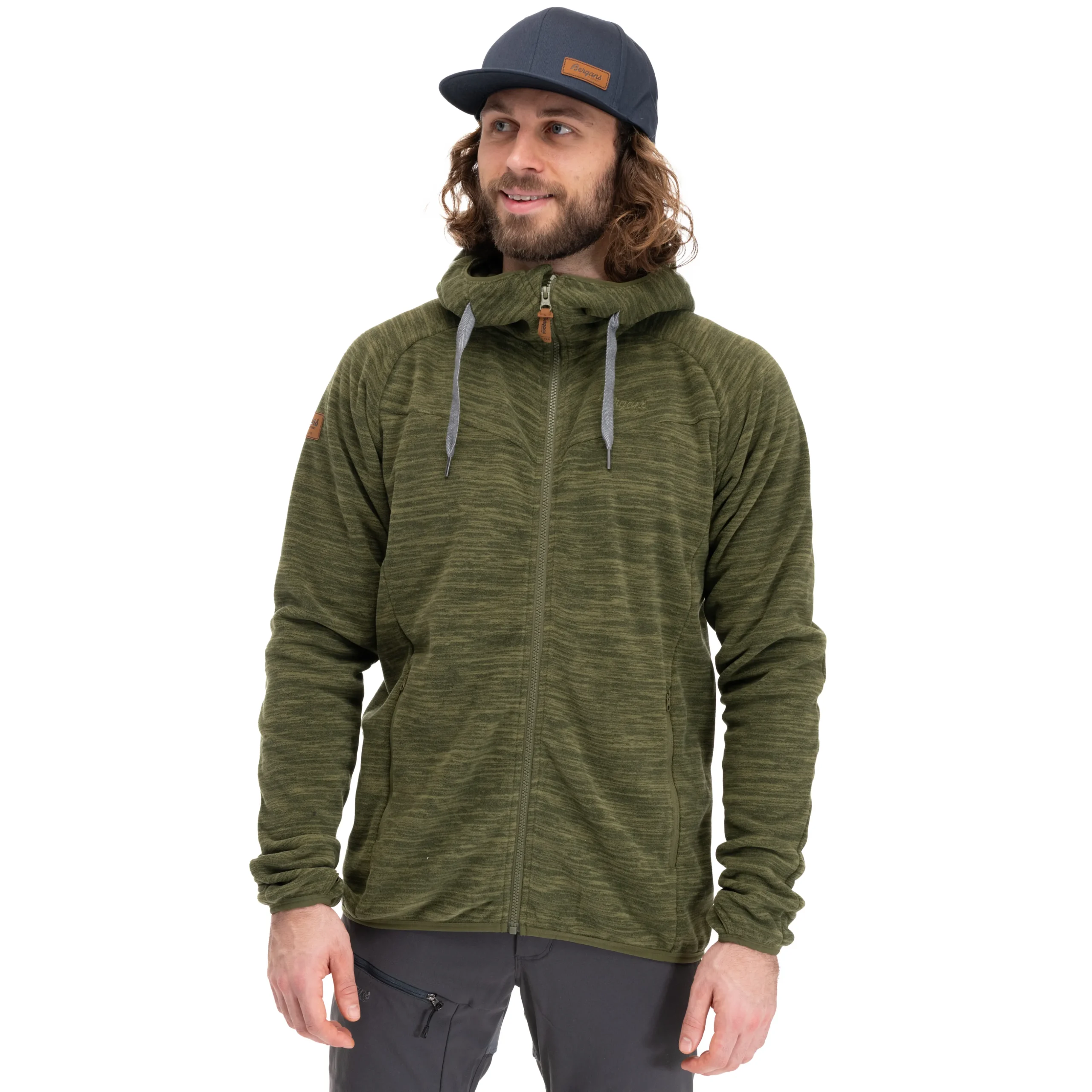 Fashion Bergans Hareid Fleece Jacket - Dark Olive Green