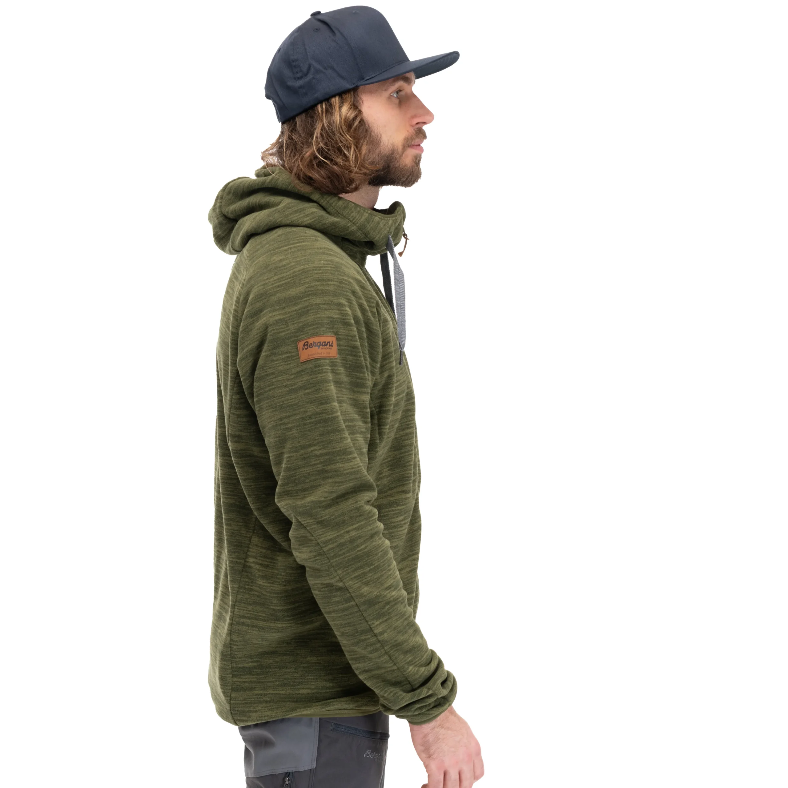 Fashion Bergans Hareid Fleece Jacket - Dark Olive Green