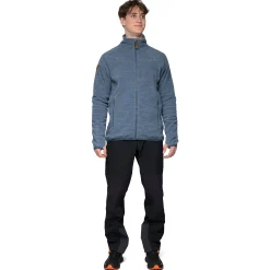 Outlet Bergans Hareid Fleece Jacket NoHood - Orion Blue