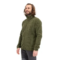 Sale Bergans Hareid Fleece Jacket NoHood - Dark Olive Green
