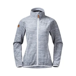 Outlet Bergans Hareid Fleece W Jacket NoHood - Aluminium