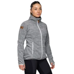 Outlet Bergans Hareid Fleece W Jacket NoHood - Aluminium