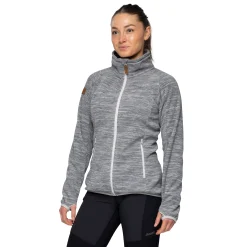 Outlet Bergans Hareid Fleece W Jacket NoHood - Aluminium