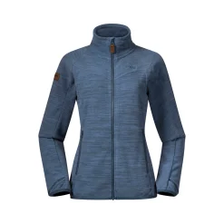 Cheap Bergans Hareid Fleece W Jacket NoHood - Orion Blue