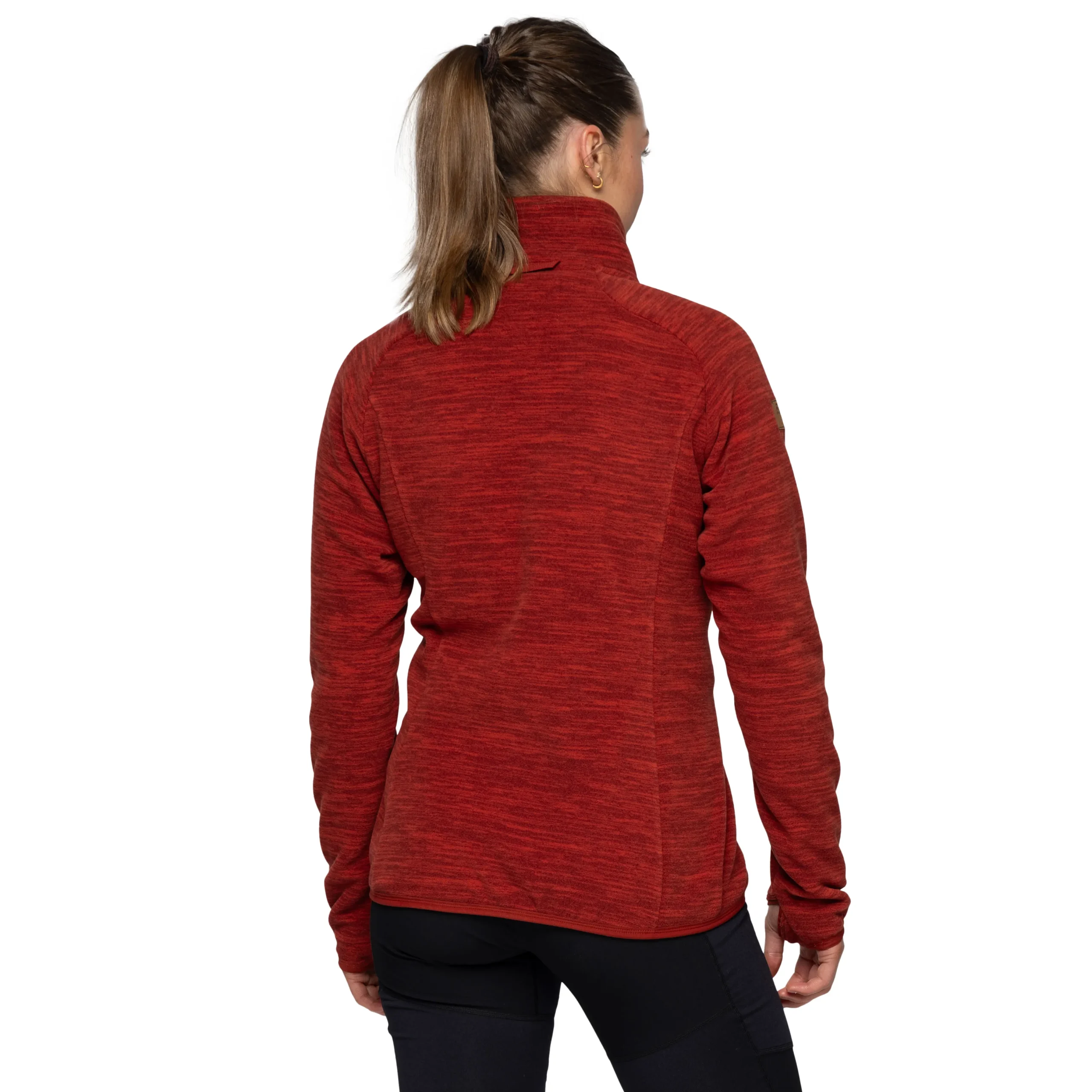 Sale Bergans Hareid Fleece W Jacket NoHood - Chianti Red