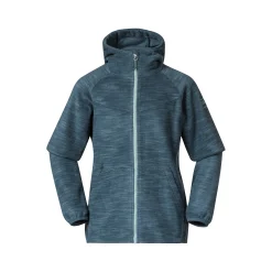 Shop Bergans Hareid Youth Girl Jacket - Orion Blue