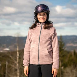 Hot Bergans Hareid Youth Girl Jacket - Lilac Chalk