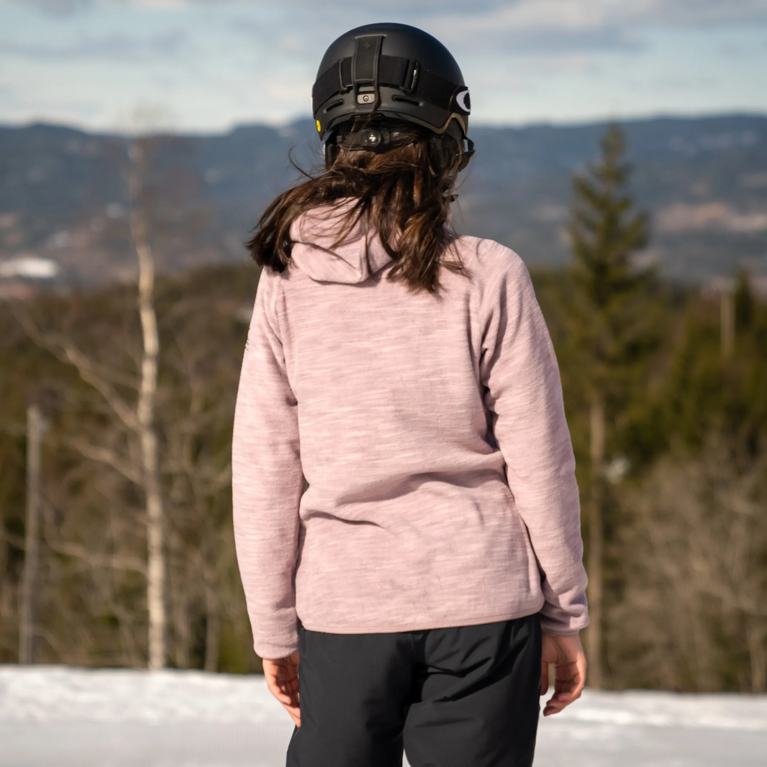 Hot Bergans Hareid Youth Girl Jacket - Lilac Chalk