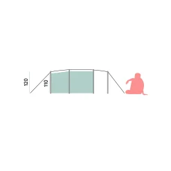 New Bergans Helium Expedition Tunnel 4-Pers Tent -