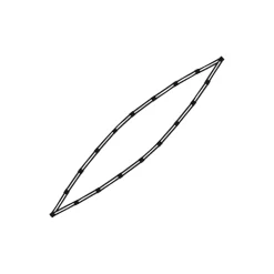 Store Bergans Inner Chine Rod To 15,5 -
