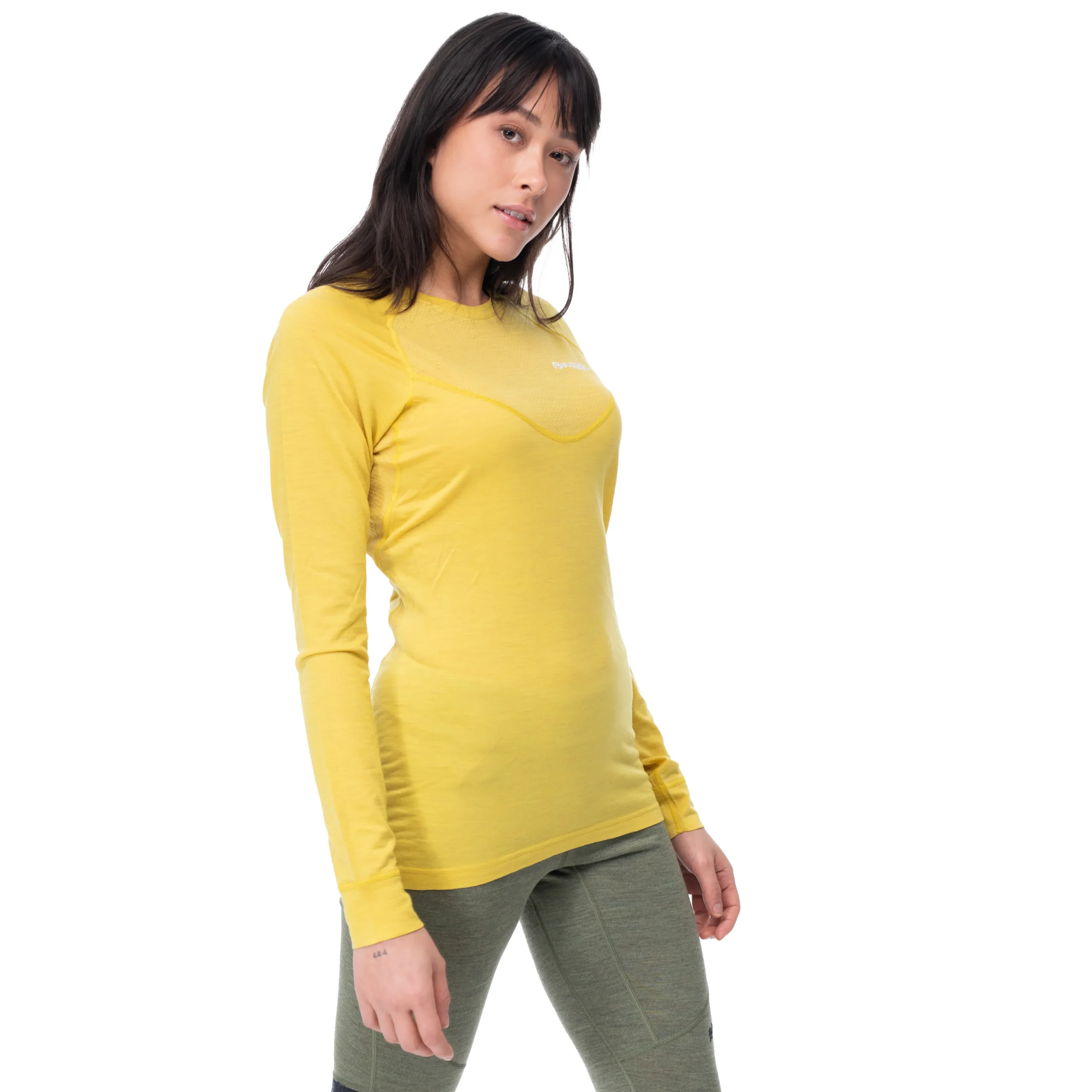 Store Bergans Inner:Light W Long Sleeve - Pineapple
