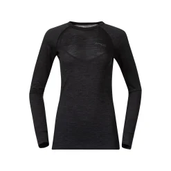 Online Bergans Inner:Light W Long Sleeve - Solid Charcoal