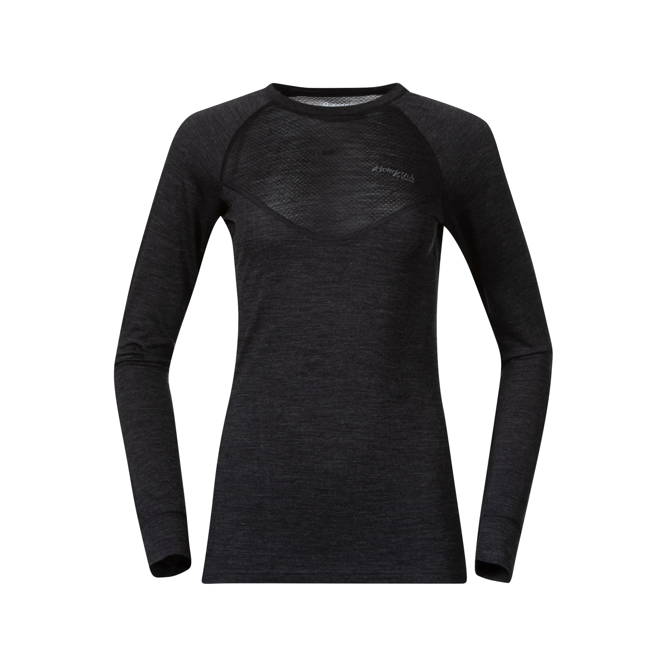 Online Bergans Inner:Light W Long Sleeve - Solid Charcoal