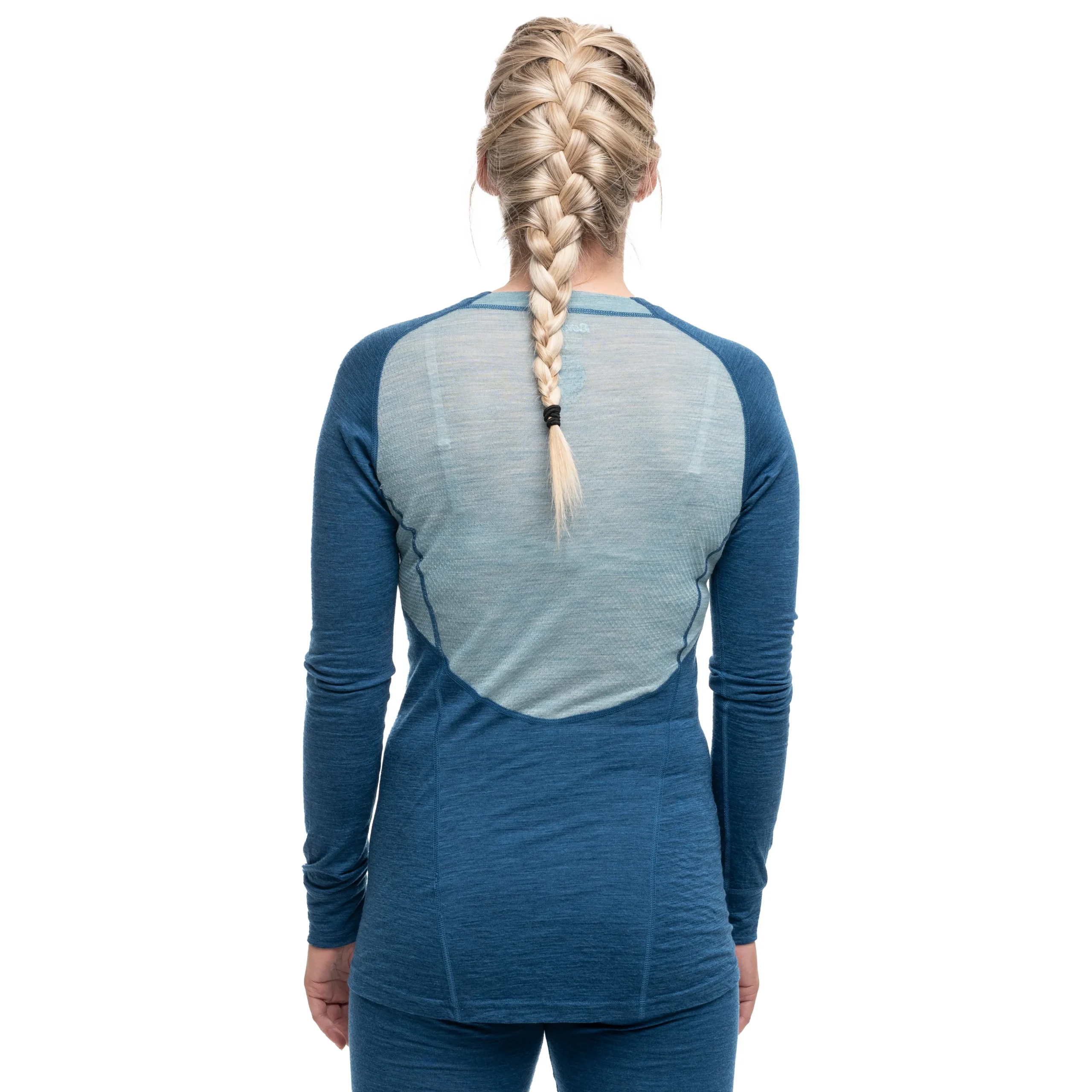 Cheap Bergans Inner:Light W Long Sleeve - Orion Blue / Misty Forest