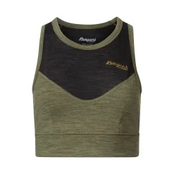 Flash Sale Bergans Inner:Light W Top - Olive Green / Solid Charcoal