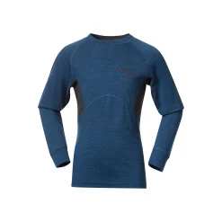 Hot Bergans Inner:Pure Kids Long Sleeve - Orion Blue