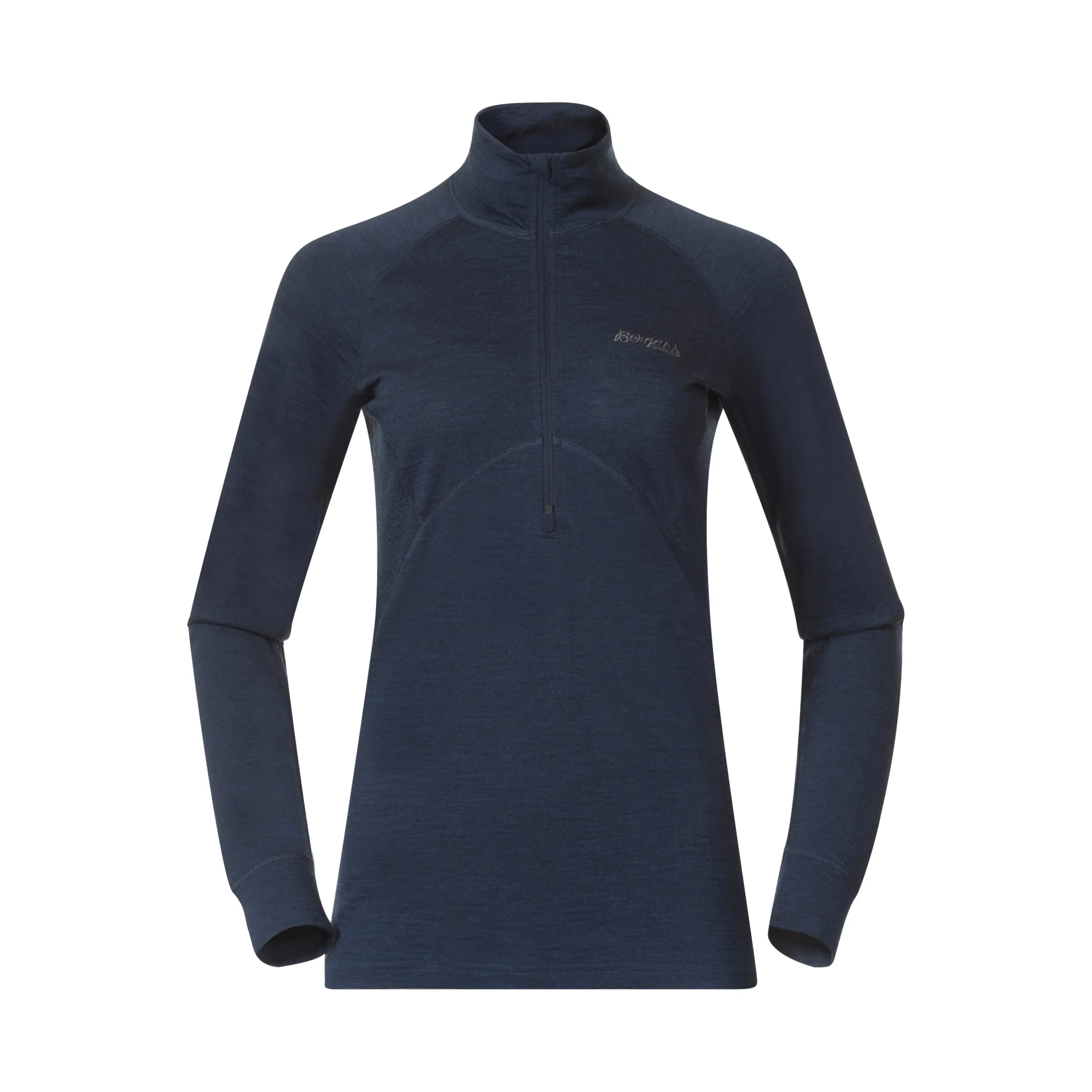 Store Bergans Inner:Pure W Half Zip - Navy Blue