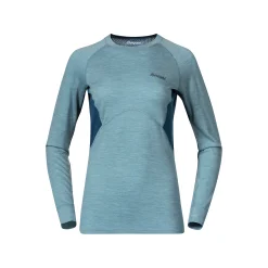 Cheap Bergans Inner:Pure W Long Sleeve - Smoke Blue
