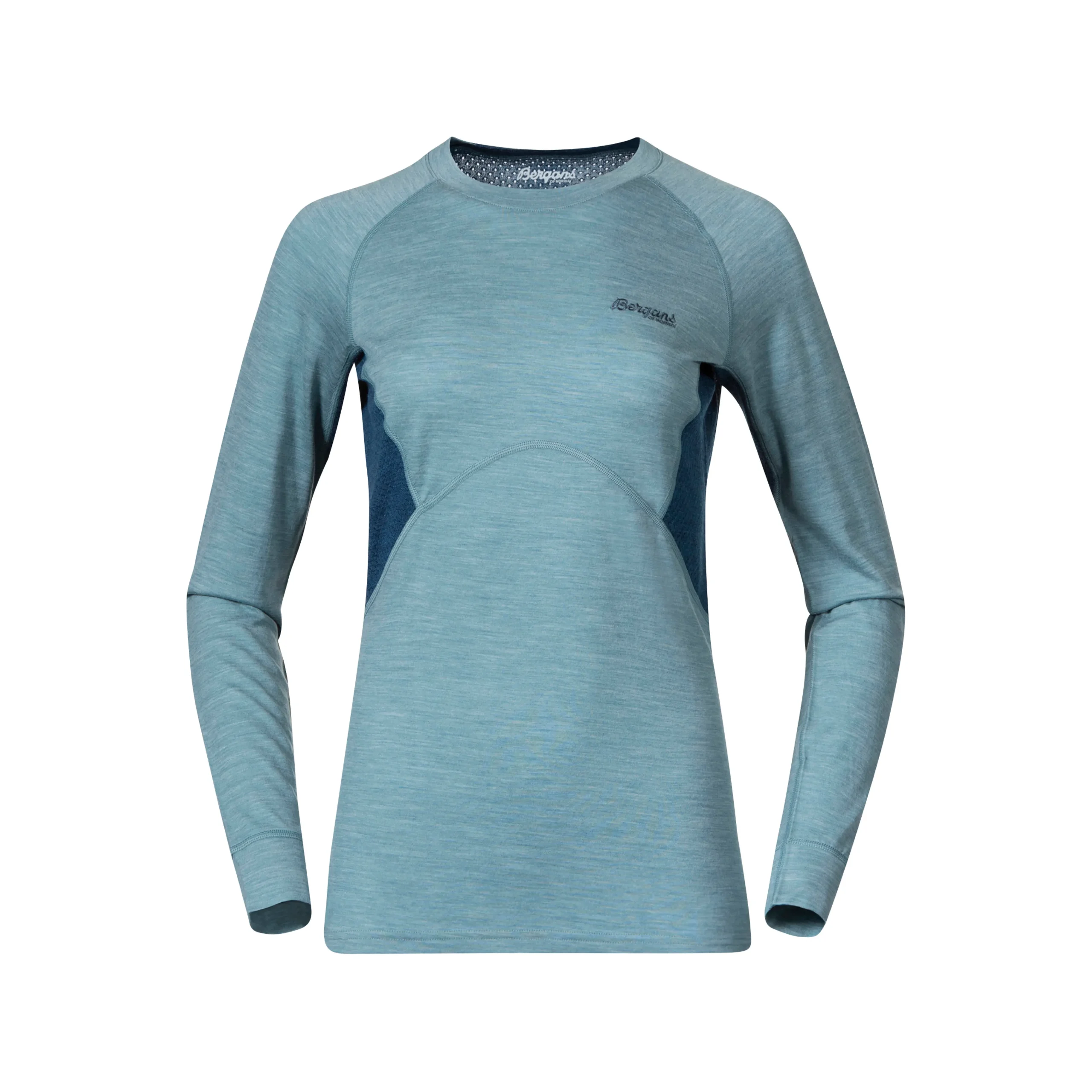 Cheap Bergans Inner:Pure W Long Sleeve - Smoke Blue