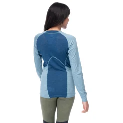 Cheap Bergans Inner:Pure W Long Sleeve - Smoke Blue