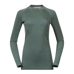 Fashion Bergans Inner:Pure W Long Sleeve - Dark Jade Green