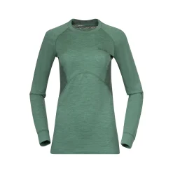 Sale Bergans Inner:Pure W Long Sleeve - Jade Green