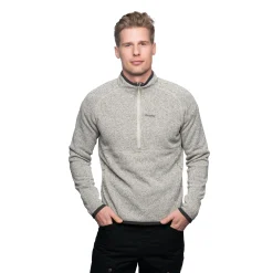 Outlet Bergans Kamphaug Knitted Half Zip - Chalk Sand