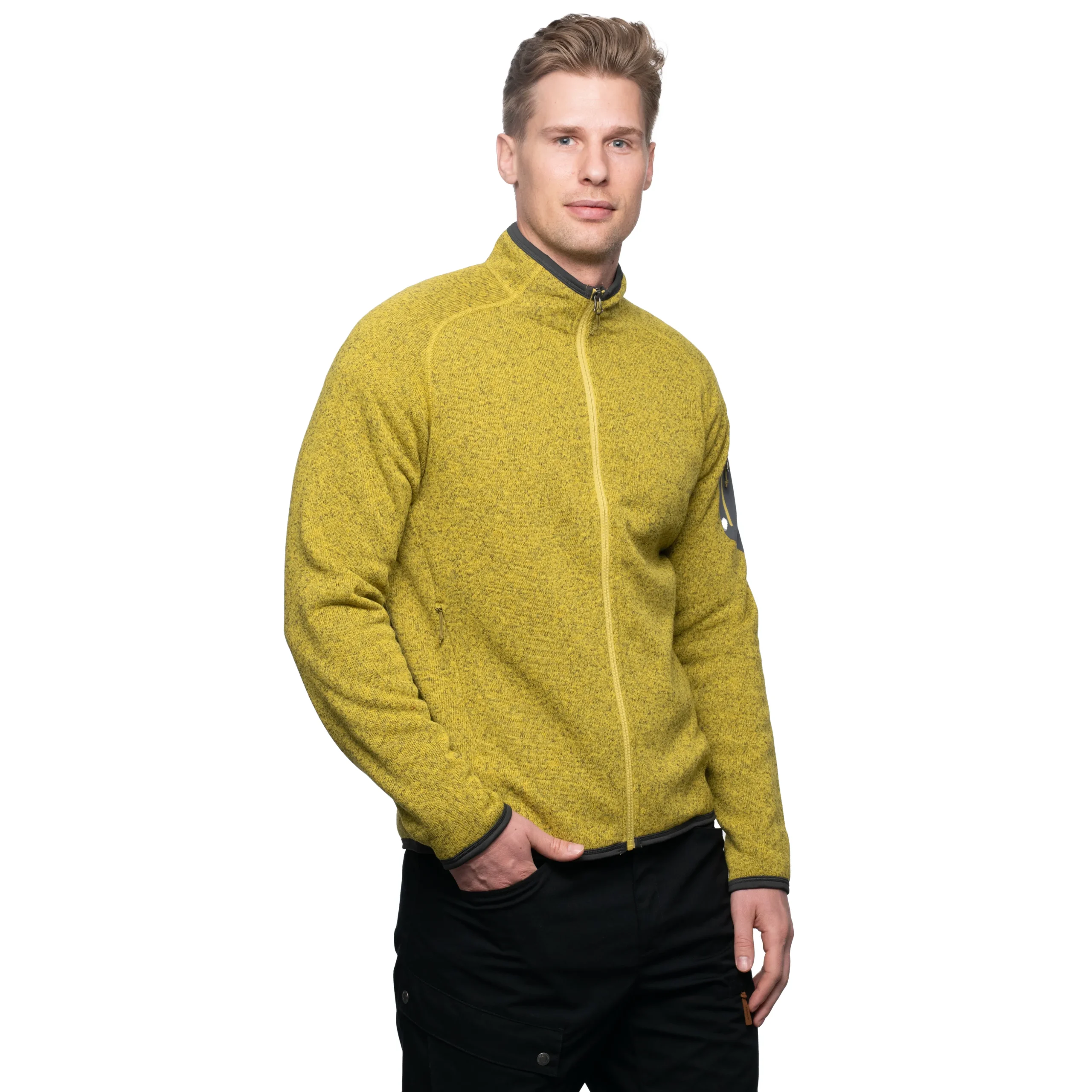 Discount Bergans Kamphaug Knitted Jacket - Light Olive Green