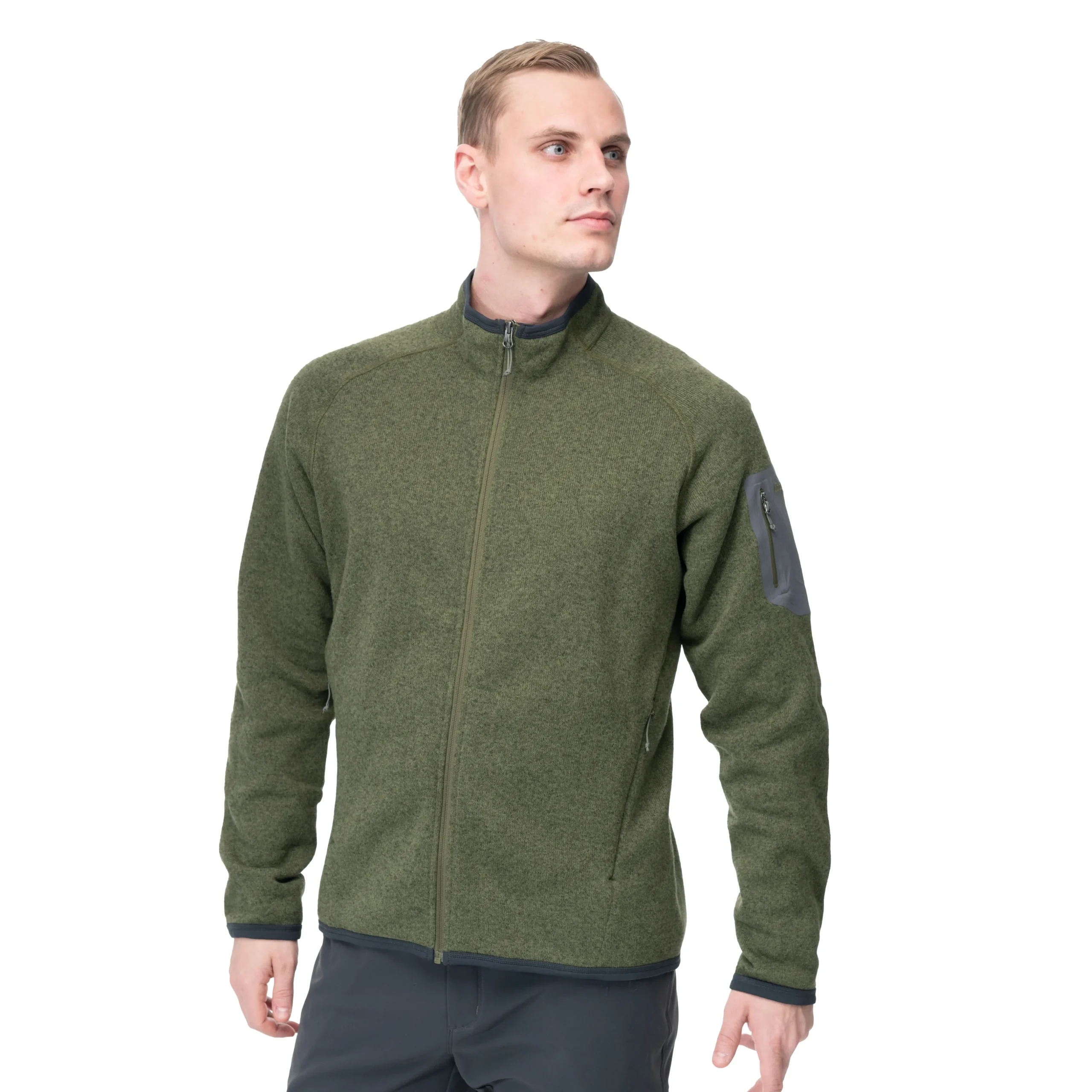 Flash Sale Bergans Kamphaug Knitted Jacket - Dark Olive Green