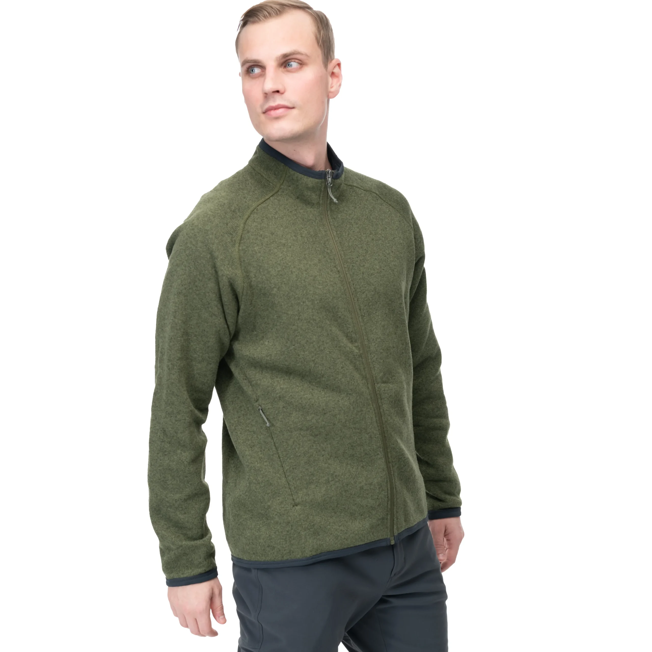 Flash Sale Bergans Kamphaug Knitted Jacket - Dark Olive Green