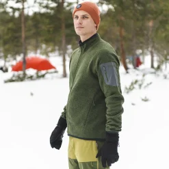 Flash Sale Bergans Kamphaug Knitted Jacket - Dark Olive Green