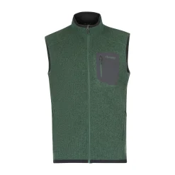 Best Bergans Kamphaug Knitted Vest Men - Dark Jade Green