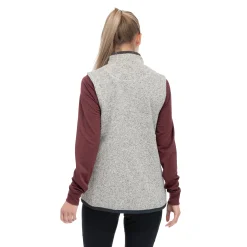 Discount Bergans Kamphaug Knitted Vest Women - Chalk Sand