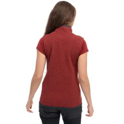 Discount Bergans Kamphaug Knitted Vest Women - Chianti Red